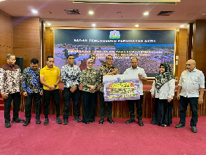 Dari Mataram untuk Aceh: Bantuan Rp1 Miliar Disalurkan bagi Korban Bencana