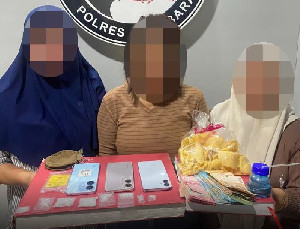 Tiga Perempuan Diamankan Polres Aceh Barat, Sabu 17,04 Gram Berhasil Disita