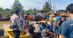 Sat Polairud Polres Aceh Barat Edukasi Nelayan soal Keselamatan dan Keamanan Laut