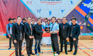 Tim Taekwondo Garbha Presisi Polri Juara Umum Kejuaraan Internasional di Jepang