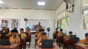 Uji Kesiapan Siswa SD, Aceh Jaya Adakan Try Out TKA Berbasis Daring