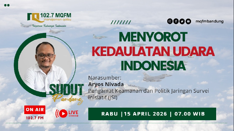 Aryos Nivada Soroti Kedaulatan Udara Indonesia: Bukan Sekadar Wilayah, Tapi Harga Diri Bangsa
