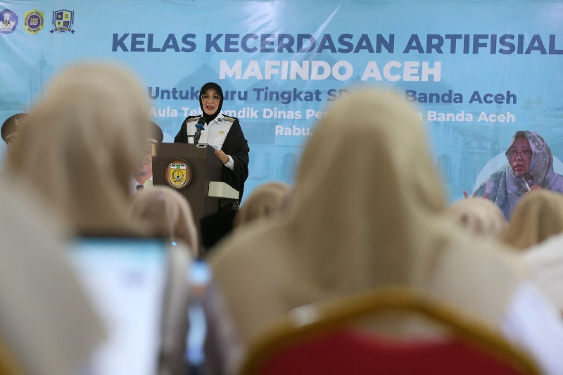 Illiza Buka &ldquo;AI Goes to School&rdquo;, Pendidikan Banda Aceh Masuk Era Digital