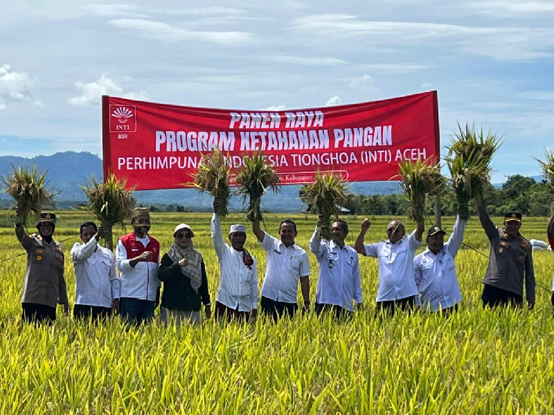 Wujudkan Ketahanan Nasioanal, INTI Aceh Gelar Panen Raya di Aceh Besar