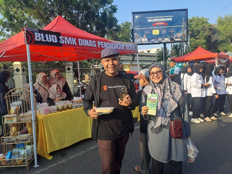 Dorong Jiwa Wirausaha, Disdik Aceh Ajak Siswa SMK Berani Jualan di Car Free Day