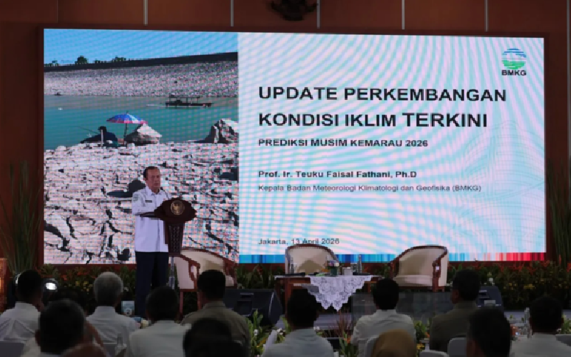 Kemarau 2026 Diprediksi Lebih Kering, BMKG Dorong Kesiapsiagaan Lintas Sektor