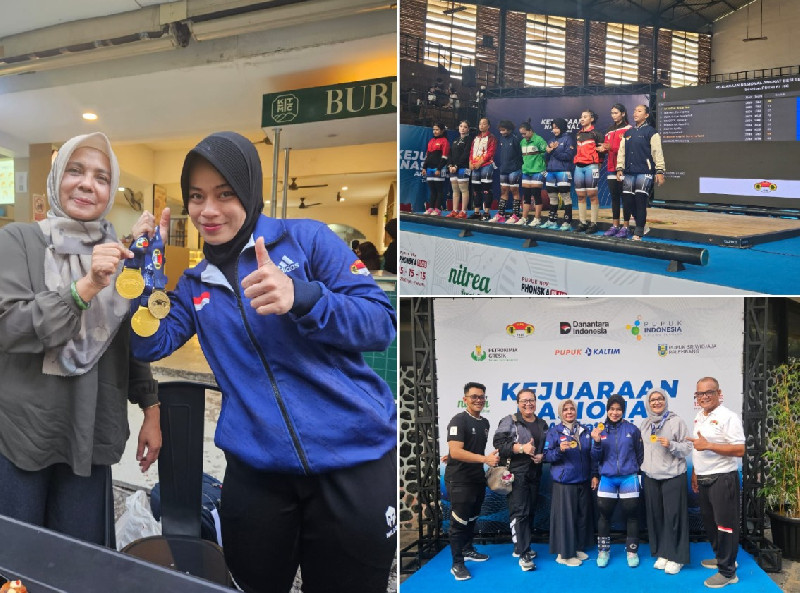 Lifter Aceh Nadita Borong Tiga Medali Emas di Kejurnas Angkat Besi 2026
