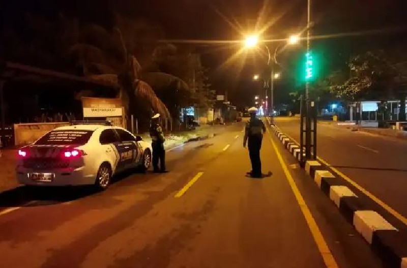 Patroli Dini Hari, Satlantas Polres Aceh Barat Cegah Aksi Balap Liar