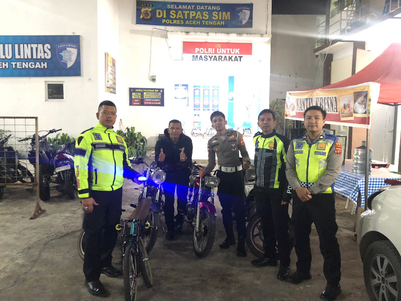 Antisipasi Balap Liar, Satlantas Polres Aceh Tengah Amankan Lima Sepmor