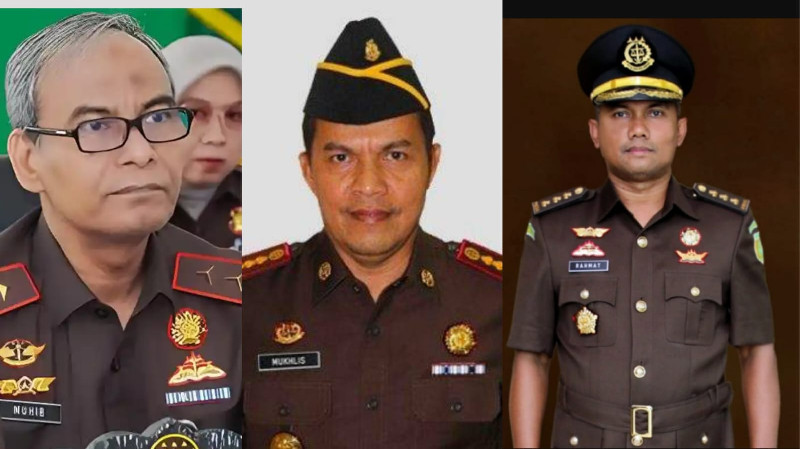 Tiga Putra Aceh Dapat Jabatan Strategis dalam Mutasi Kejagung RI