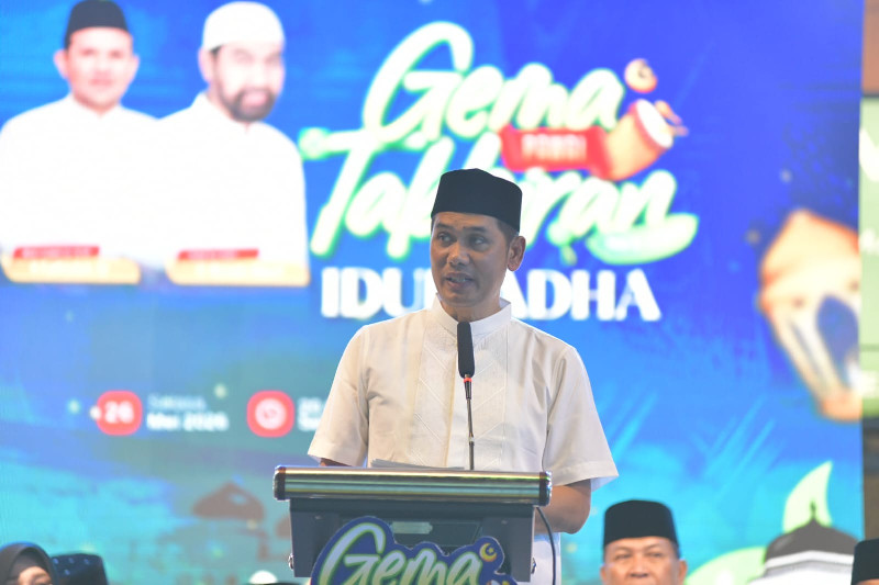 Sekda Aceh Lepas Pawai Takbir Keliling Sambut Idul Adha 1447 H