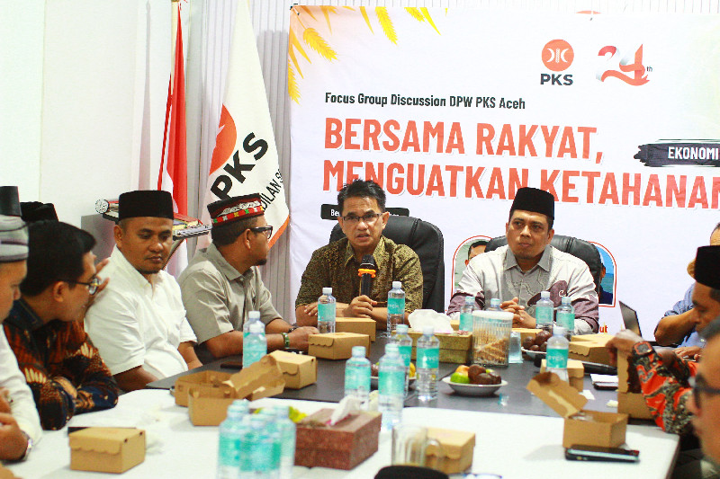 FGD PKS Aceh Bahas Solusi Pangan, Ekonomi, dan Energi Berkelanjutan di Aceh