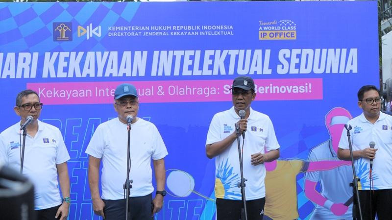 Menkum Dorong Masyarakat Daftarkan HKI demi Tingkatkan Nilai Ekonomi