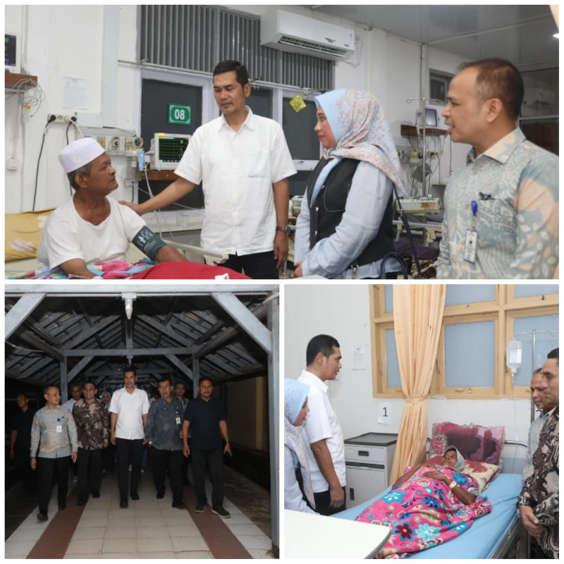 Sidak RSUD Cut Meutia, Sekda Aceh Tegaskan Pasien Tak Boleh Ditolak
