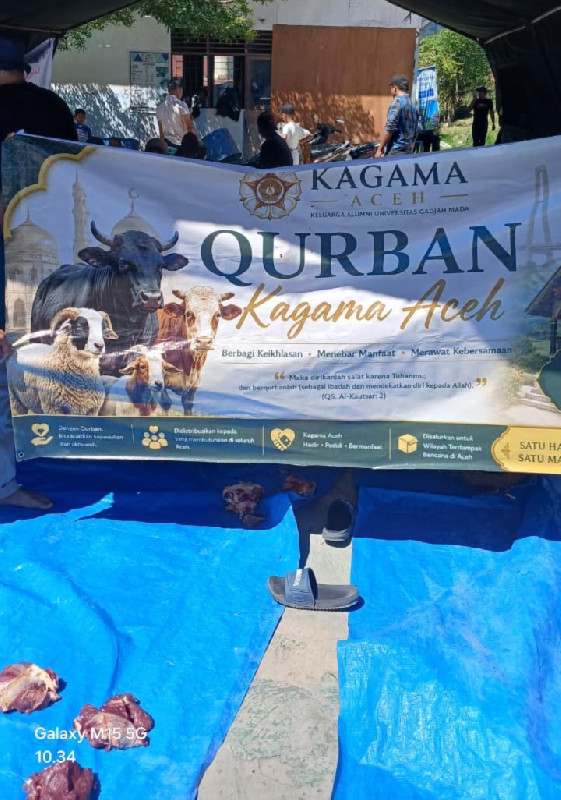Dari Alumni UGM, Qurban Mengalir untuk Korban Banjir Aceh