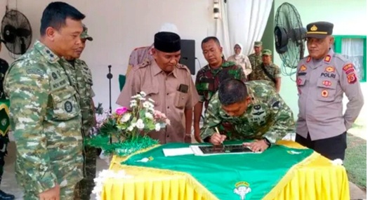 Danrem 011 LW Resmikan Koramil Darul Falah Aceh Timur