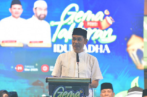 Sekda Aceh Lepas Pawai Takbir Keliling Sambut Idul Adha 1447 H