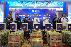 Bank Indonesia Musnahkan Ratusan Ribu Lembar Uang Rupiah Palsu
