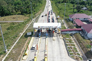Arus Kendaraan di Tol Sibanceh Naik Tajam Selama Libur Idul Adha dan Waisak