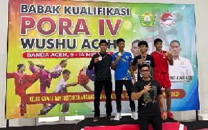 Empat Atlet Wushu Aceh Besar Lolos PORA XIV, Dua Raih Emas