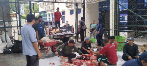 Kemenag Aceh Sembelih Sembilan Kurban, Dua Ekor dari Mitra