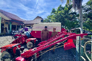 Launching Bantuan Alsintan 2026, Bupati Aceh Barat Dorong Peningkatan Produksi Pertanian