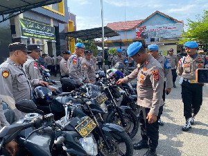 Perketat Pengawasan, Propam Polres Aceh Tenggara Cek Senpi dan Kendaraan Dinas