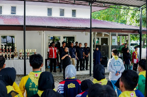 Sudirman Said Tanamkan Nilai Kemanusiaan dan Kesukarelaan kepada PMR Aceh