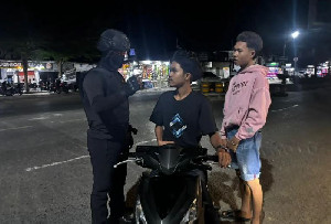 Tim Star Reborn Polres Lhokseumawe Amankan Delapan Motor di Keude Cunda