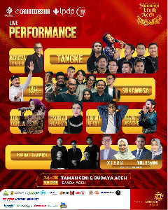 Ayo Ke Taman Budaya Malam Ini, 9 Musisi Aceh Bakal Nyanyikan Lagu Nyawoung