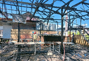 Warung Kopi di Aceh Besar Ludes Terbakar, Diduga Berasal dari Api Dapur