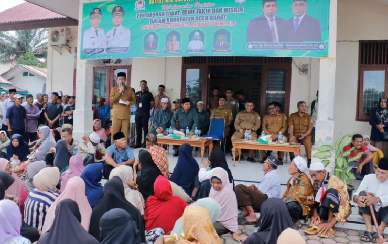 Pemkab Aceh Barat Salurkan Bantuan Rp6,4 Miliar untuk 8.969 Fakir Miskin