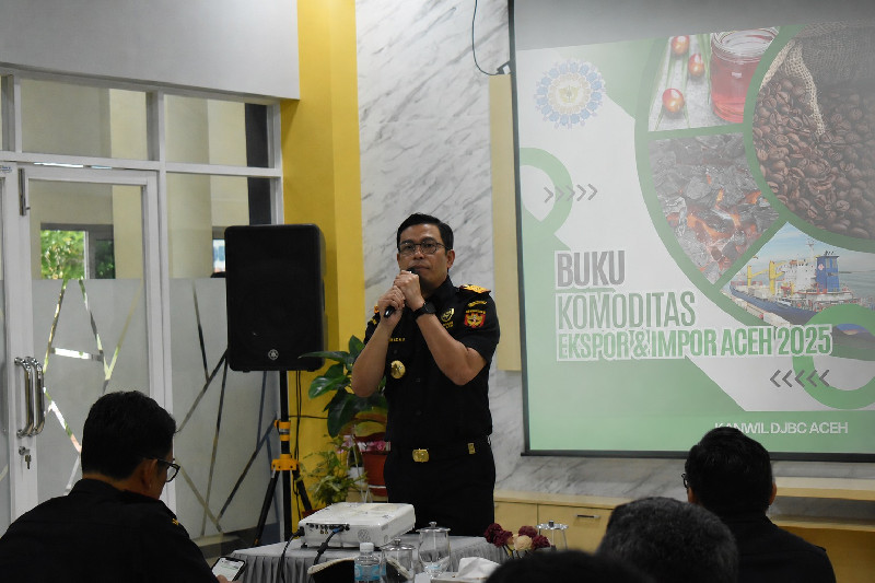 Bea Cukai Aceh Luncurkan E-Book dan Infografis Komoditas Ekspor Impor Aceh