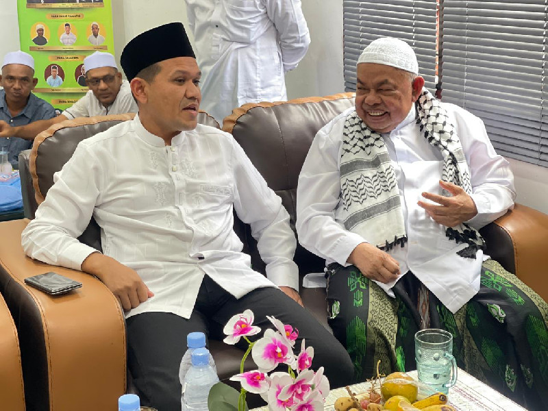 Wagub Aceh Perkuat Silaturrahmi dengan Abu Paya Pasi
