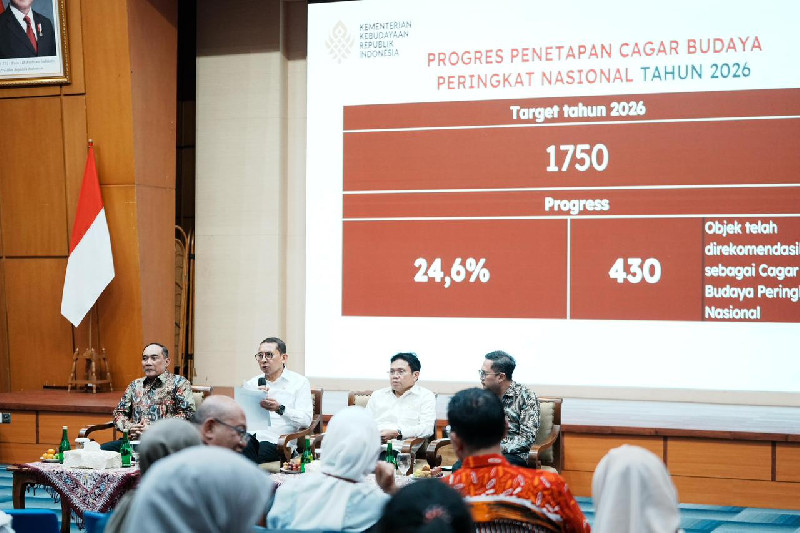 Kemenbud Tetapkan 430 Cagar Budaya Nasional Periode Maret-April 2026