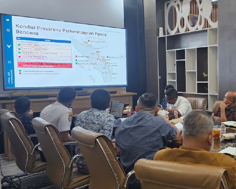 Kadishub Aceh Usul Kaji Ulang Masterplan Kereta Api Pascabencana Hidrometeorologi