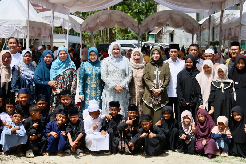 Perdana, Kak Na Rayakan Iduladha Bersama Warga di Pedalaman Aceh Barat