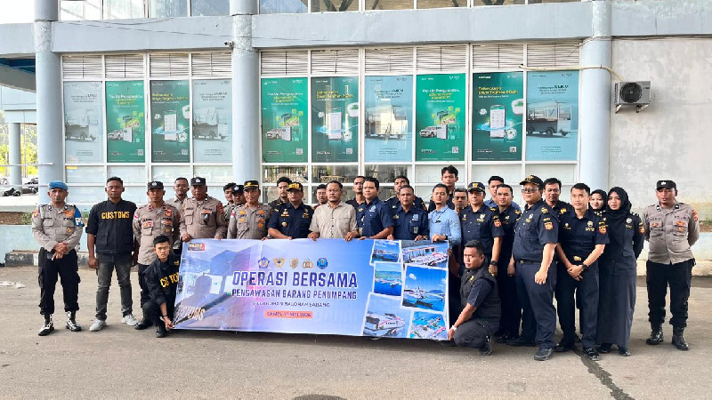 Bea Cukai, Polres, dan BNNK Perkuat Pengawasan di Pelabuhan Balohan Sabang