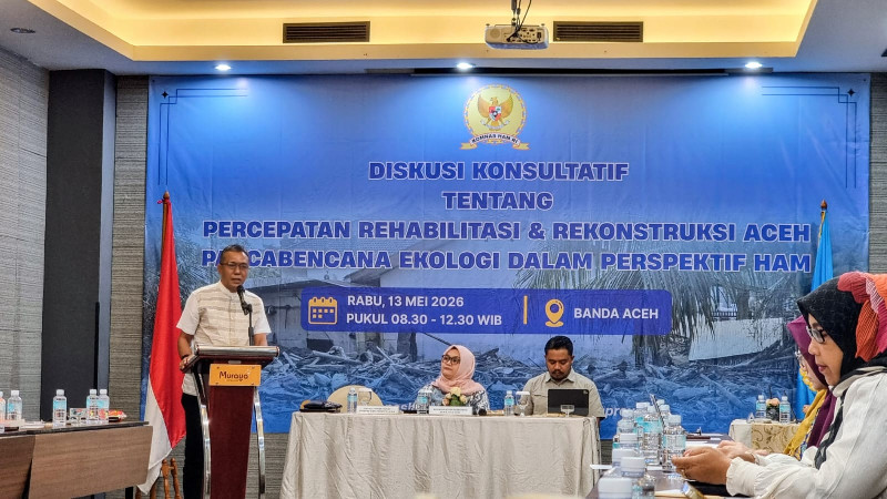 Komnas HAM Aceh Dorong Pemerintah Perkuat Pemulihan Pascabencana Berbasis HAM