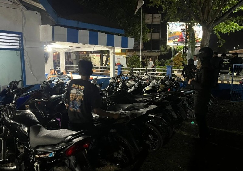 Aksi Remaja Resahkan Warga, Tim Star Reborn Polres Lhokseumawe Amankan 11 Motor