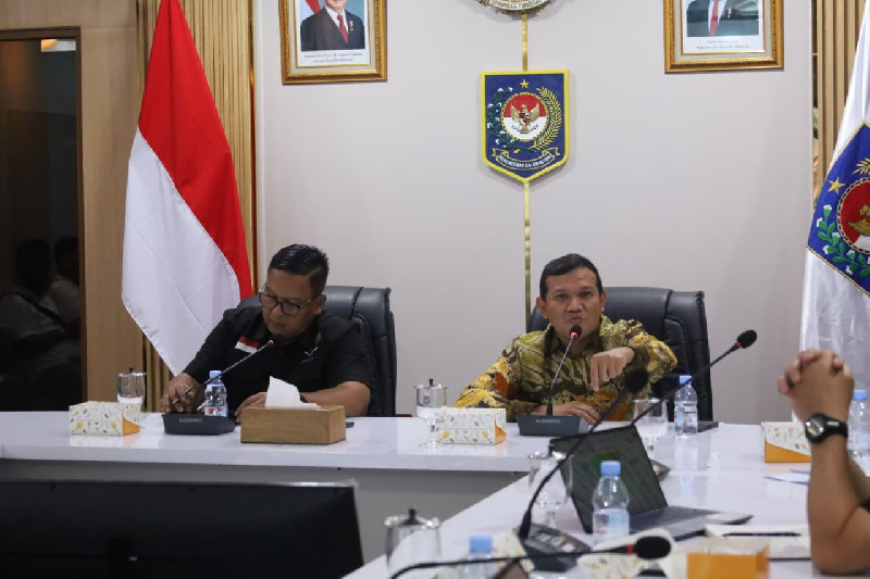 Temui Stafsus Mendagri, Wagub Aceh dan Bupati Nagan Raya Bahas Dukungan Infrastruktur Pascabencana