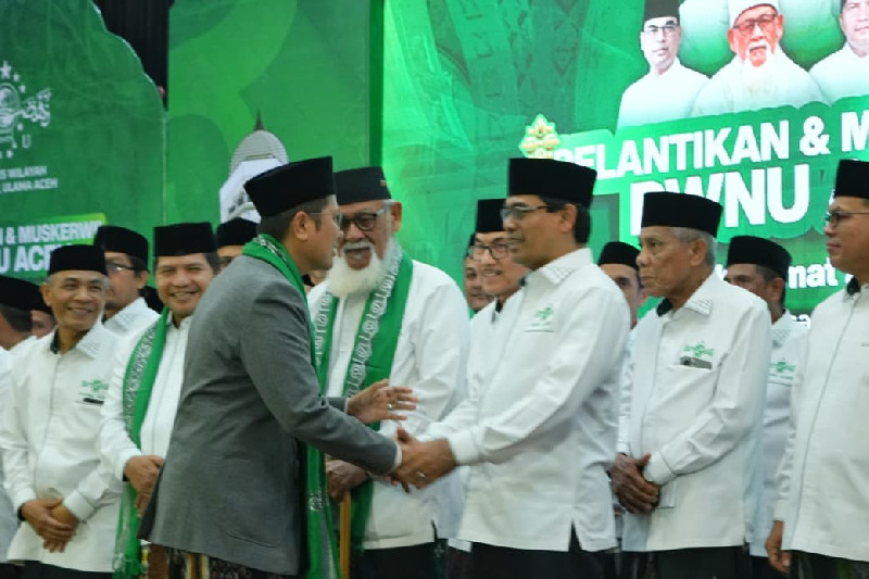 PBNU Lantik Pengurus PWNU Aceh, Rektor UIN Ar-Raniry Jadi Katib Syuriyah