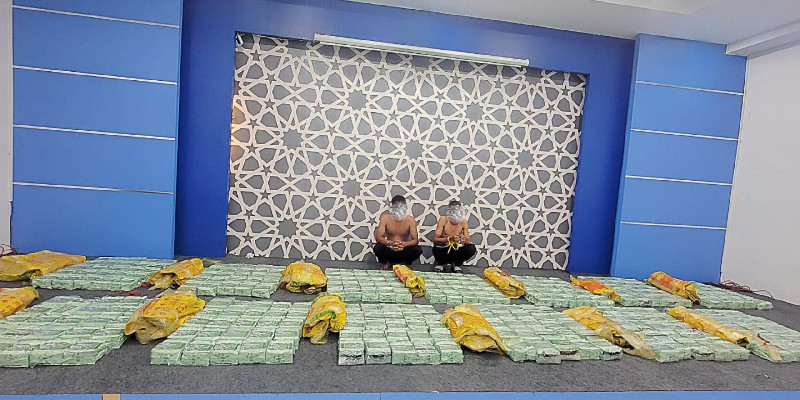 325 Kg Sabu Asal Thailand Digagalkan Masuk Aceh, Dua Kurir Ditangkap di Lhokseumawe