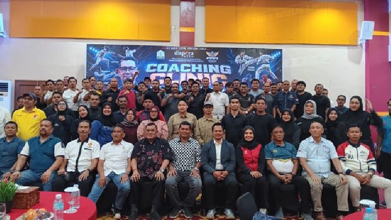 70 Pelatih Fisik Bela Diri Ikuti Coaching Clinic Dispora Aceh-PPFI dengan Metode Sport Science