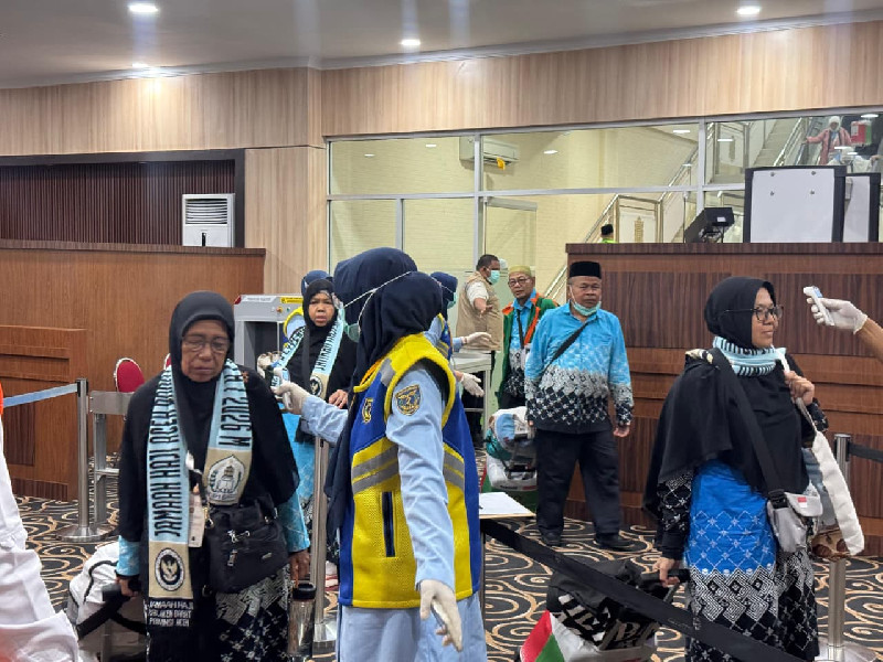 PPIH Aceh: Pemulangan 2.744 Jemaah Haji Berjalan Lancar