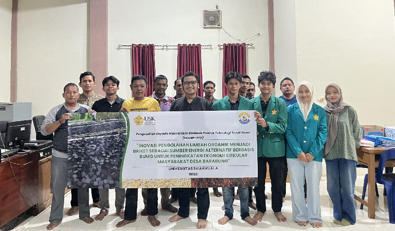 USK Kenalkan Inovasi Briket Ramah Lingkungan dari Limbah Organik