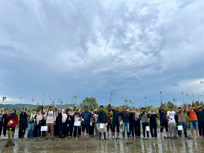 PW PII Aceh Tanam 300 Bibit Mangrove, Peringati Hari Lingkungan Hidup Sedunia 2026