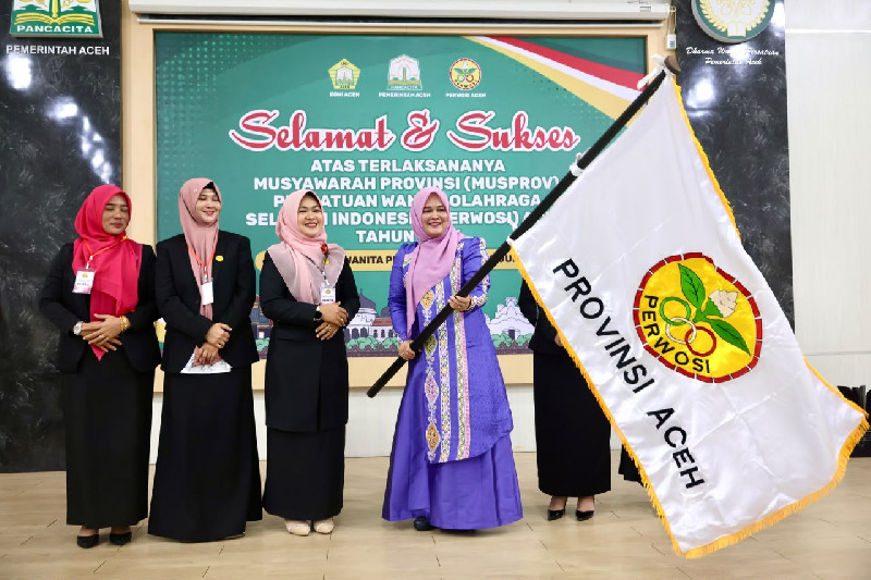 Mukarramah Fadhlullah Pimpin PERWOSI Aceh Periode 2026-2030