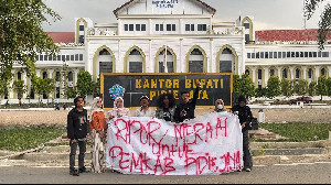HUT ke-19 Pidie Jaya, Pemuda Ultimatum Pemkab Tuntaskan Pemulihan Korban Bencana
