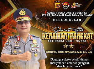 Ruddi Setiawan Naik Pangkat Jadi Irjen, Amanah Baru Menanti di Polda Aceh